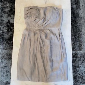 BCBGeneration gray strapless dress